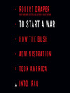 Cover image for To Start a War